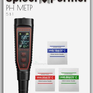 Тестер воды PH метр SPYIDER FARMER 5-1